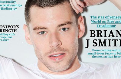 Brian J. Smith (Sense8, World on Fire, Treadstone) fait son coming out pour le magazine britannique Attitude (08/11/2019)