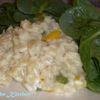 Risotto aux poivrons avec des pousses d’épinard / Pepper risotto with baby spinach