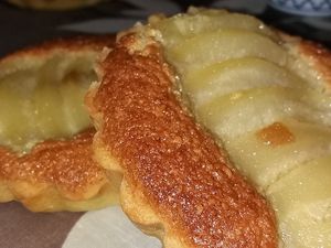 Vous pouvez accompagner vos amandines d'une crème anglaise ou d'un chocolat chaud...
