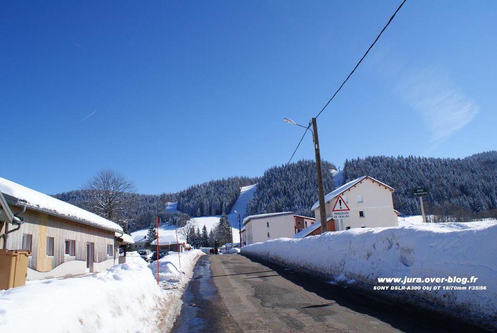 Les photos ce cet hiver 2009, prisent avec un SONY DSLR-A300 Objectif DT 18-70mm F35-56. ballade à travers le Haut Jura avec l'or blanc tant attendu ! Cette année 2009 reste exeptionelle !