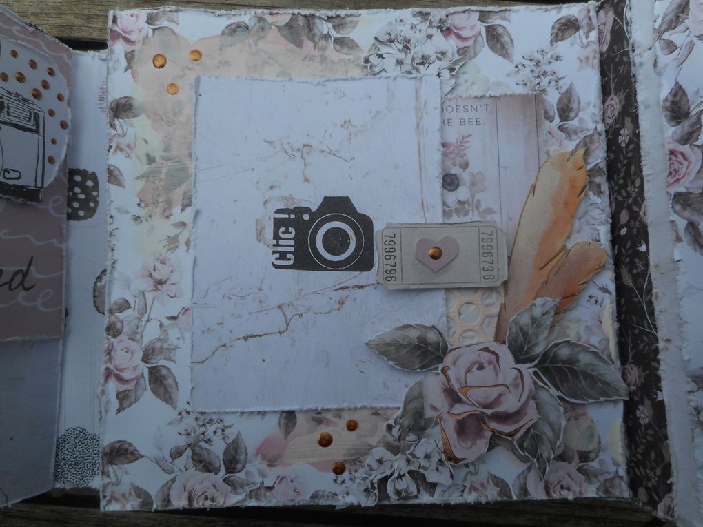 mini album shabby (rose quartz collection de prima)