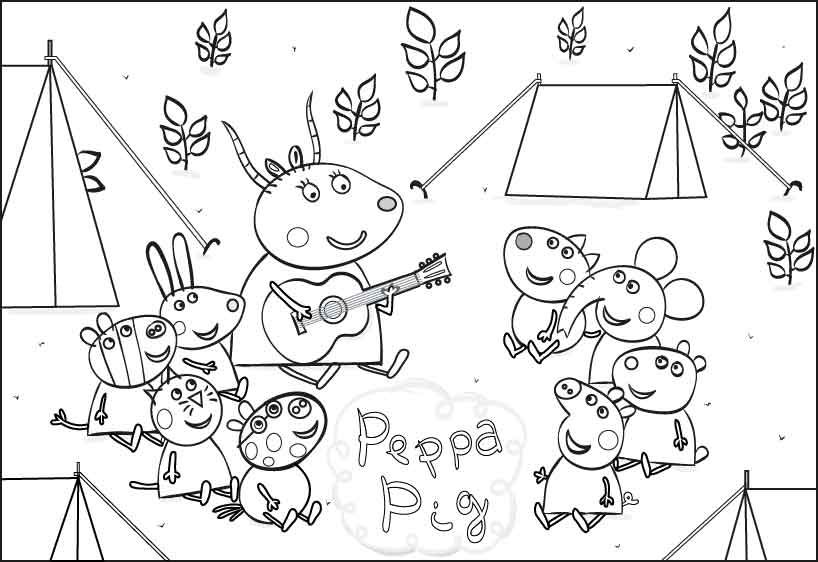 50 Coloriages De Peppa Pig 7 Coloriage Activite Peppapig Ms Gs Cp Le Bazar Du Lion