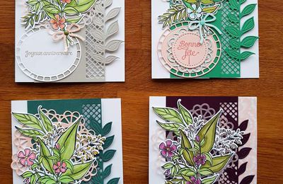 Cartes bouquet de fleurs merveilleuses