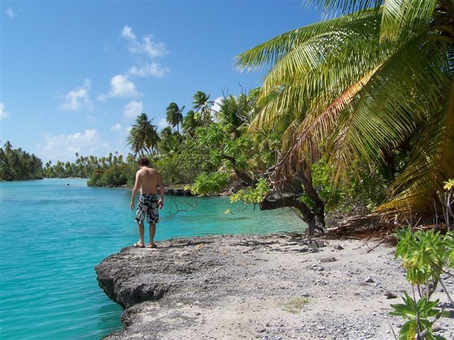 Voici quelques photos de notre 1er jour à Mataiva.