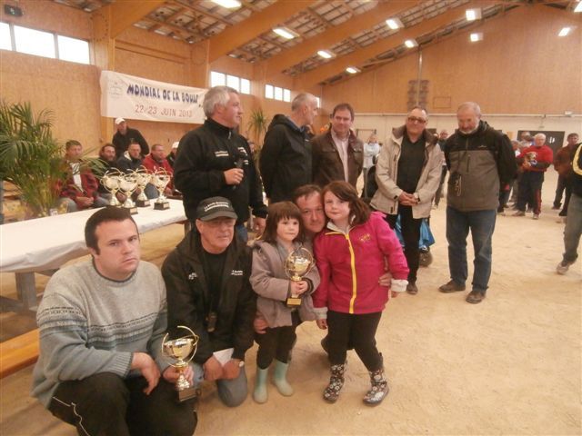 Remise des prix à l'issu des 2 jours de compétition