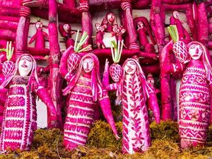 La fête des radis, Fiesta de los rabanos, Oaxaca, Mexique