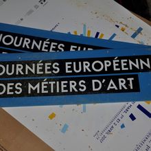 Les affiches des Journées Européennes des Métiers d'Art viennent d'arriver