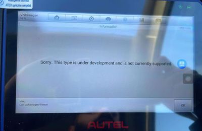 Why Autel IM508 VW Passat ID48 Cloning Type Not Supported?