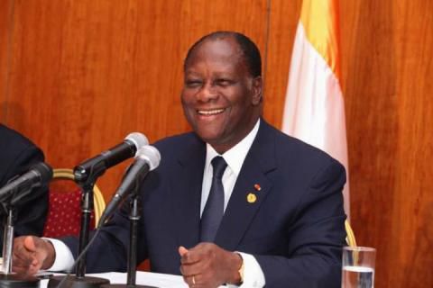 Le président ivoirien Alassane Ouattara