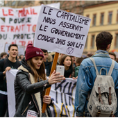 " Chaud devant ! Faites le... plein, conflit social droit devant !! ".... - MOINS de BIENS PLUS de LIENS