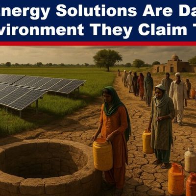 Le Pakistan prouve que l'énergie verte n'est pas la solution?: les coulisses de la crise de l'eau alimentée par l'énergie solaire