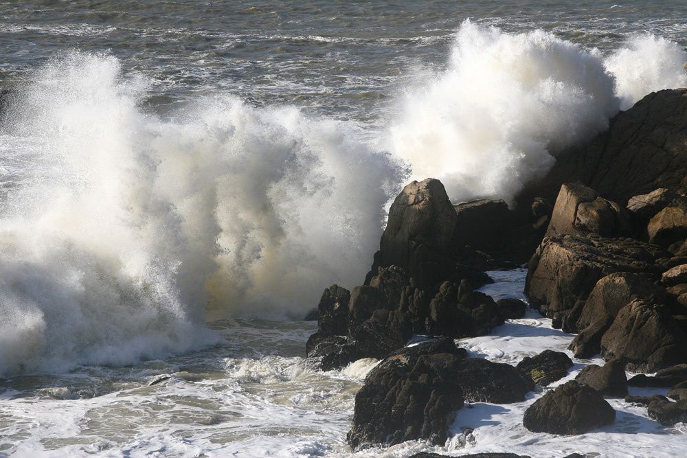 Les vagues atlantique - Panoramiques - Côte Sauvage Le Croisic - Batz-sur-Mer - Photos Copyright Thierry Weber