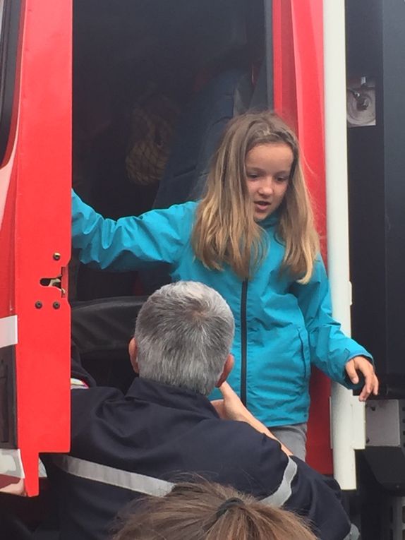 Visite de la caserne des pompiers de Carnac