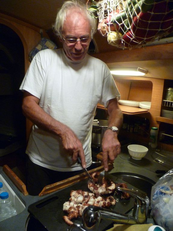 avec Henri, Charles et Claudes, de Volos à Mykonos, début octobre