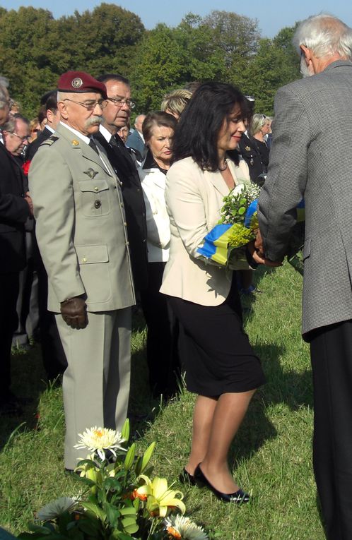 Bénédiction du drapeau franco-ukrainien de l'UFA; commémoration au Ban Saint-Jean