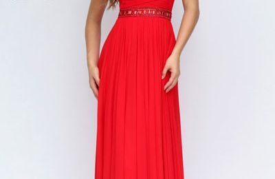 2018 Sherri Hill 50089 Red Prom Dresses