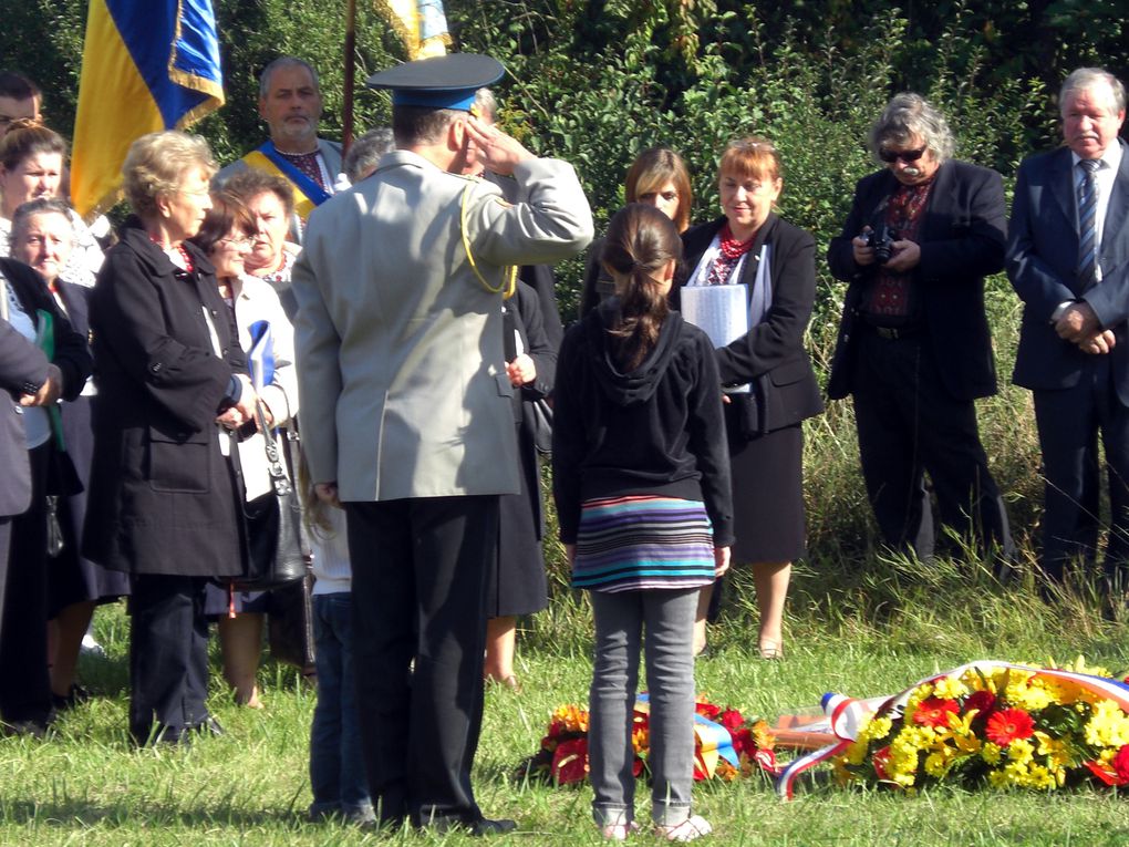 Bénédiction du drapeau franco-ukrainien de l'UFA; commémoration au Ban Saint-Jean