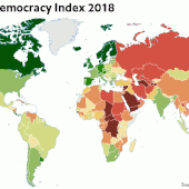 La France ne figure même pas parmi les 25 premiers au classement mondial de la démocratie