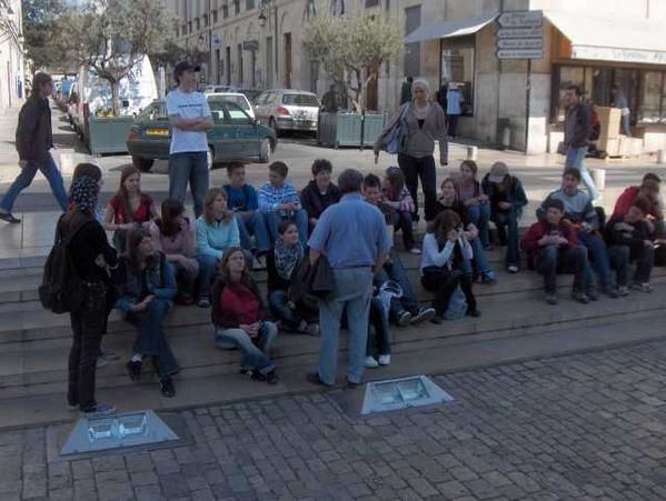 S&eacute;jour des &eacute;l&egrave;ves allemands du Buigengymnasium &agrave; Aubenas (mars 2007)