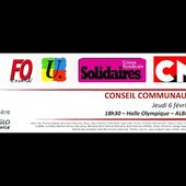 Albertville 6 février une centaine de manifestants se sont invités au Conseil communautaire