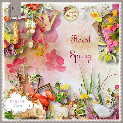 Floral Spring de Xuxper Designs