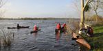 les rats en kayak bois sur la Blanche - sortie de noël le 14 décembre