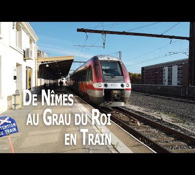 De Nîmes au Grau-du-roi en TER AGC 81802