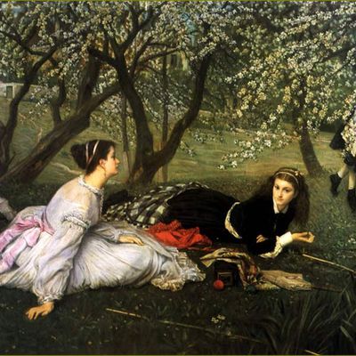 Le printemps et les femmes par les peintres -  James Tissot (1836-1902)