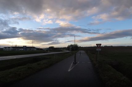 Le cédez-le-passage électoral en rase campagne (entre Blois et Saint-Sulpice-De Pommeray !)