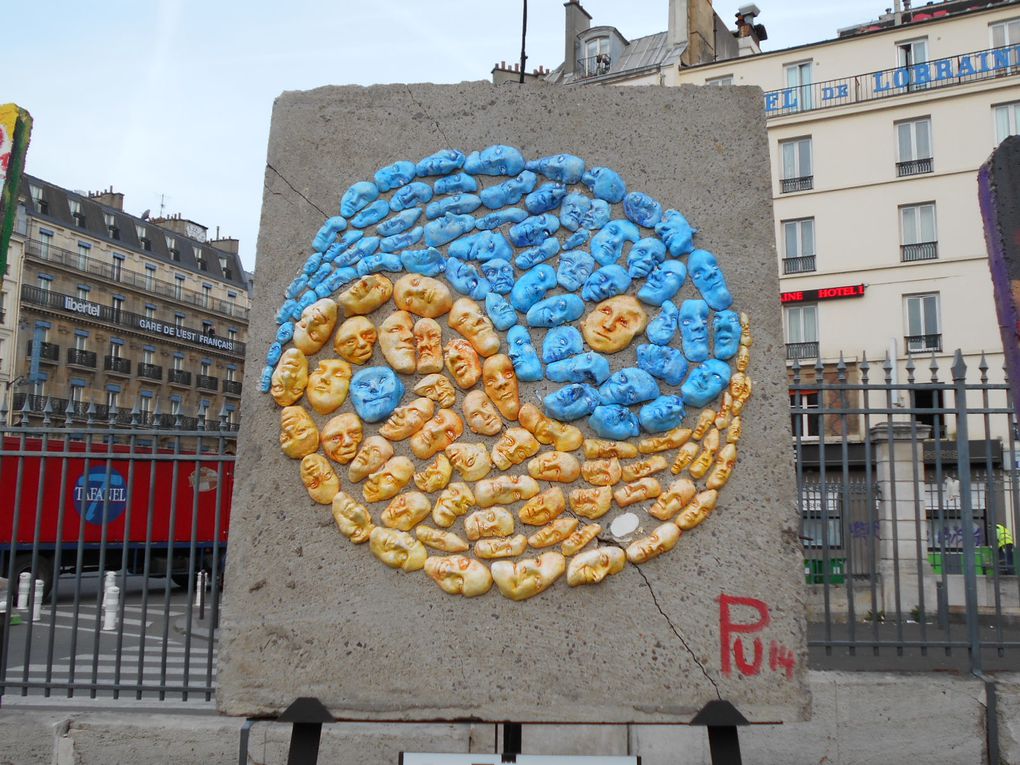 Gare de l'EST - MAI 2015 - Mur de Berlin et Street Art