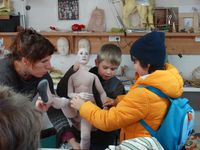 Visite des ateliers de l'ESNAM (l'École Nationale Supérieure des Arts de la Marionnette )