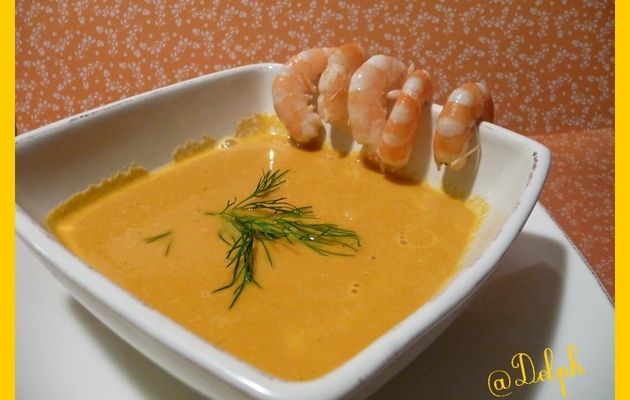 Bisque de crevettes thermomix