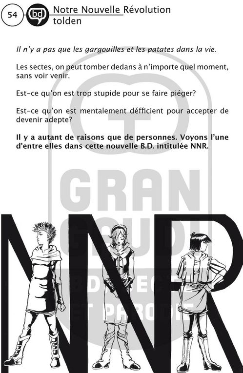 N.N.R., dessinée par Tolden et publiée dans le fanzine Gran Gaudi.