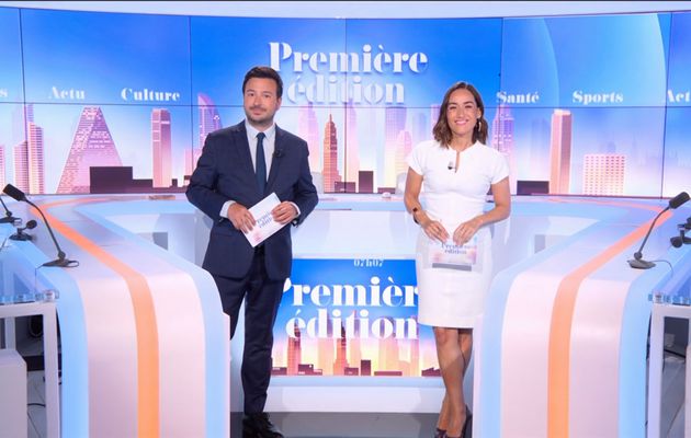 Jeanne Baron Première Edition BFM TV le 13.06.2022