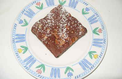 Brownie au chocolat et noix de pecan