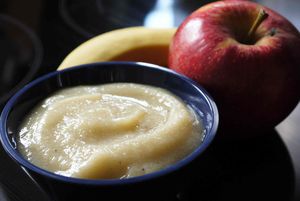 Petite pommes &amp; bananes pour bébé