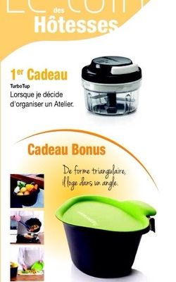 cadeaux hôtesse tupperware septembre 2014