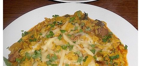 Riz aux Légumes et Abats de Volailles