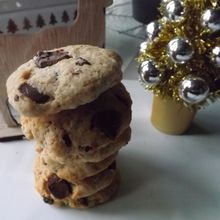 Delicieux cookies noisettes et chocolat *vegan *  Ig bas ou pas* Noel