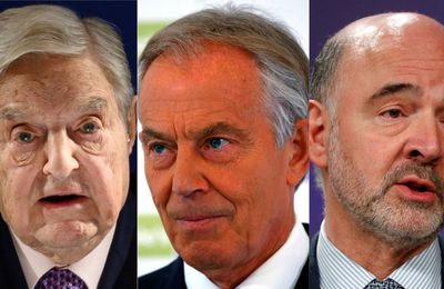 Brexit : cette mystérieuse réunion entre Soros, Blair et Moscovici qui embarrasse l'UE