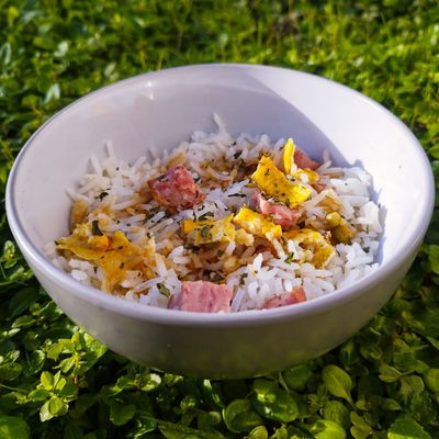 Riz cantonais à la saucisse 