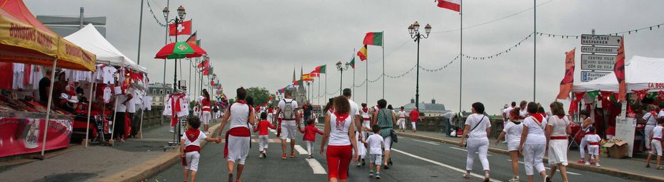 Aux fêtes de Bayonne, on y vient...