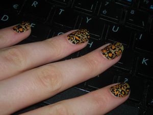 Nail Patch Leopard