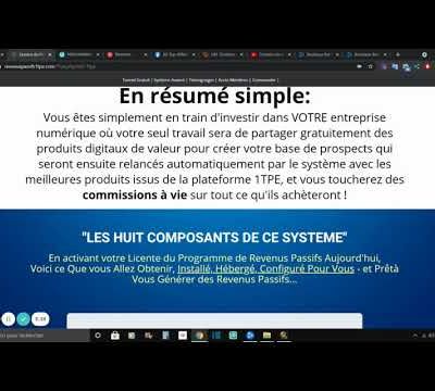 PROGRAMME DE LICENCE DE REVENUS PASSIFS 1TPE