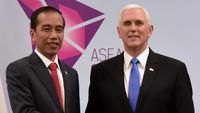 Bertemu Wakil Presiden AS, Jokowi Bahas Kerja Sama di Tiga Bidang