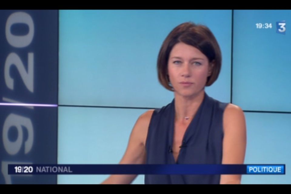 [2012 09 18] CAROLE GAESSLER - FRANCE 3 - LE 19 20 @19H30