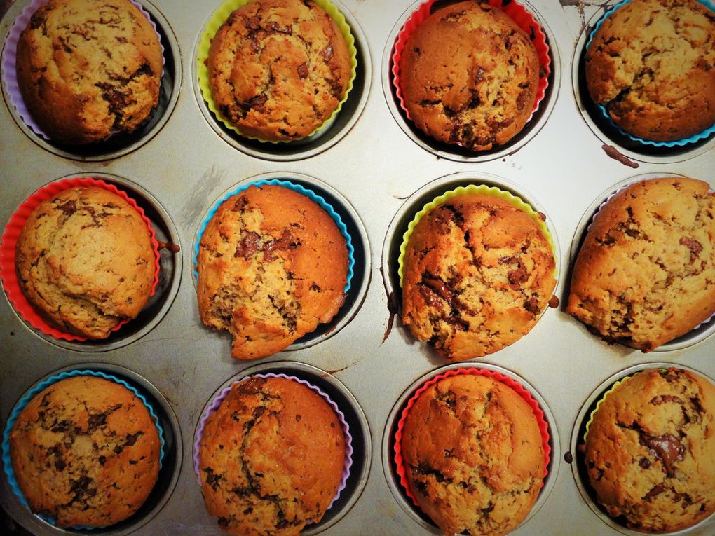 Muffins Chocolat-Café / Chocolate-Coffee Muffins
