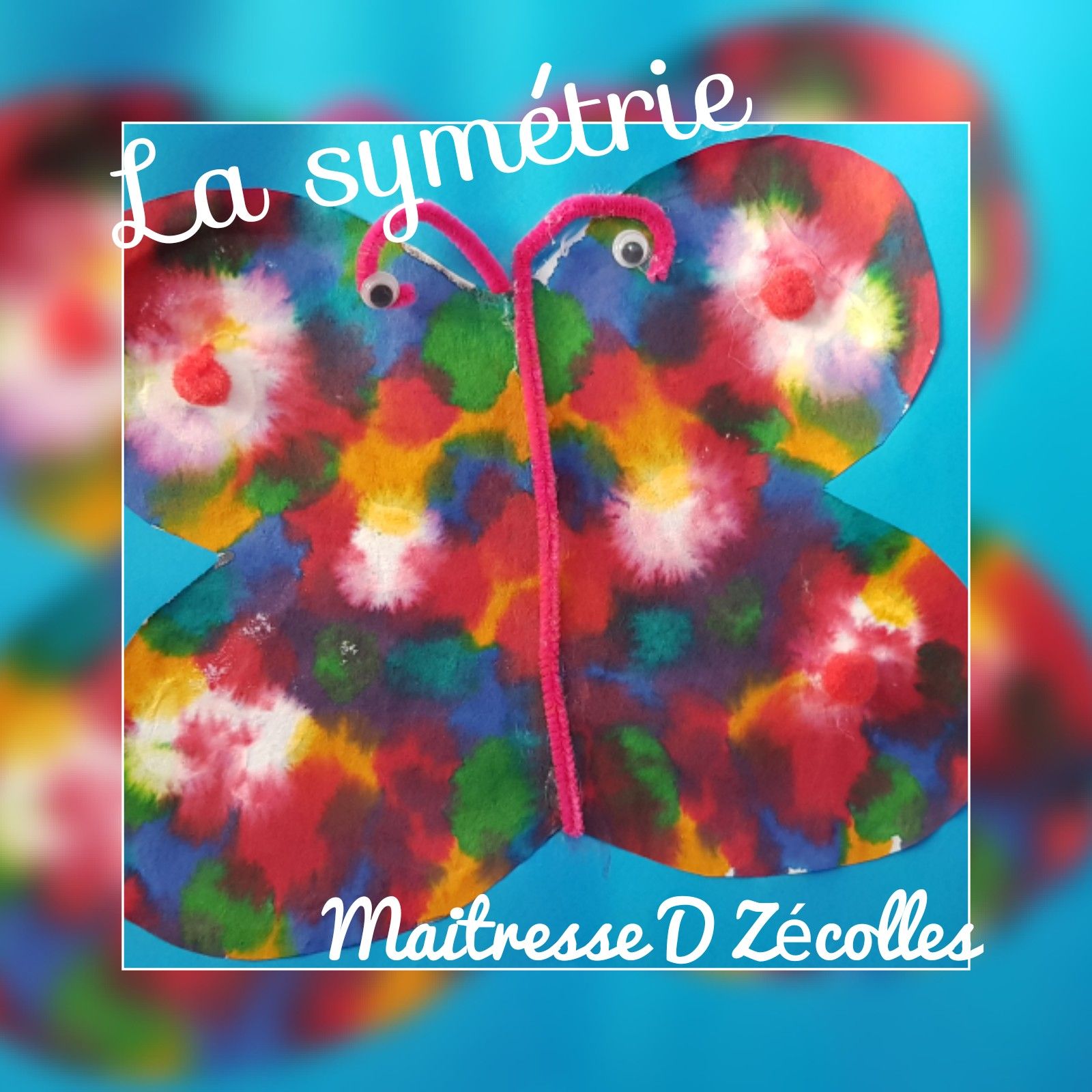 Page De Garde Cahier Grande Section Maternelle Papillon Papillons : Travail sur la symétrie et Arts visuels - Mes tresses D Zécolles