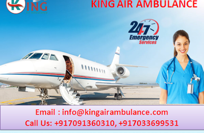 King Air Ambulance Services in Ranchi is Available with Modern Medical Equipment 