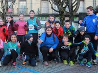 Des photos du Challenge de l'Andelle aux Andelys. pour finir les flèches sur la route indiquant le parcours à suivre....